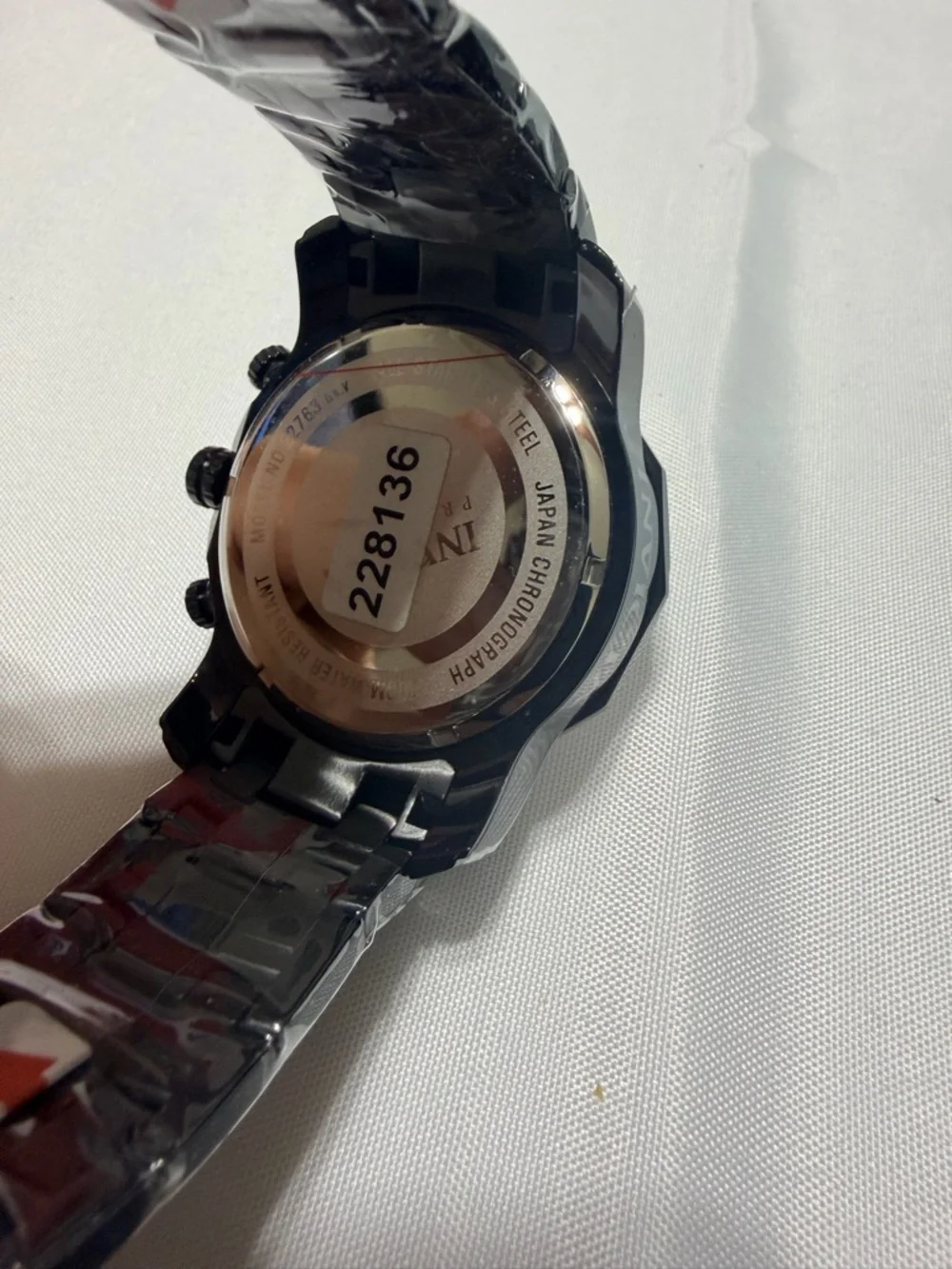 Invicta Men’s Black Pro Diver SCUBA with Tactical Chronograph Watch
